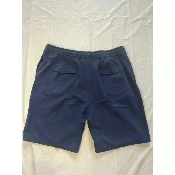 Yiume Navy Mid-Rise Straight Bermuda Shorts in Men's XXL NWT Blue - Picture 7 of 7
